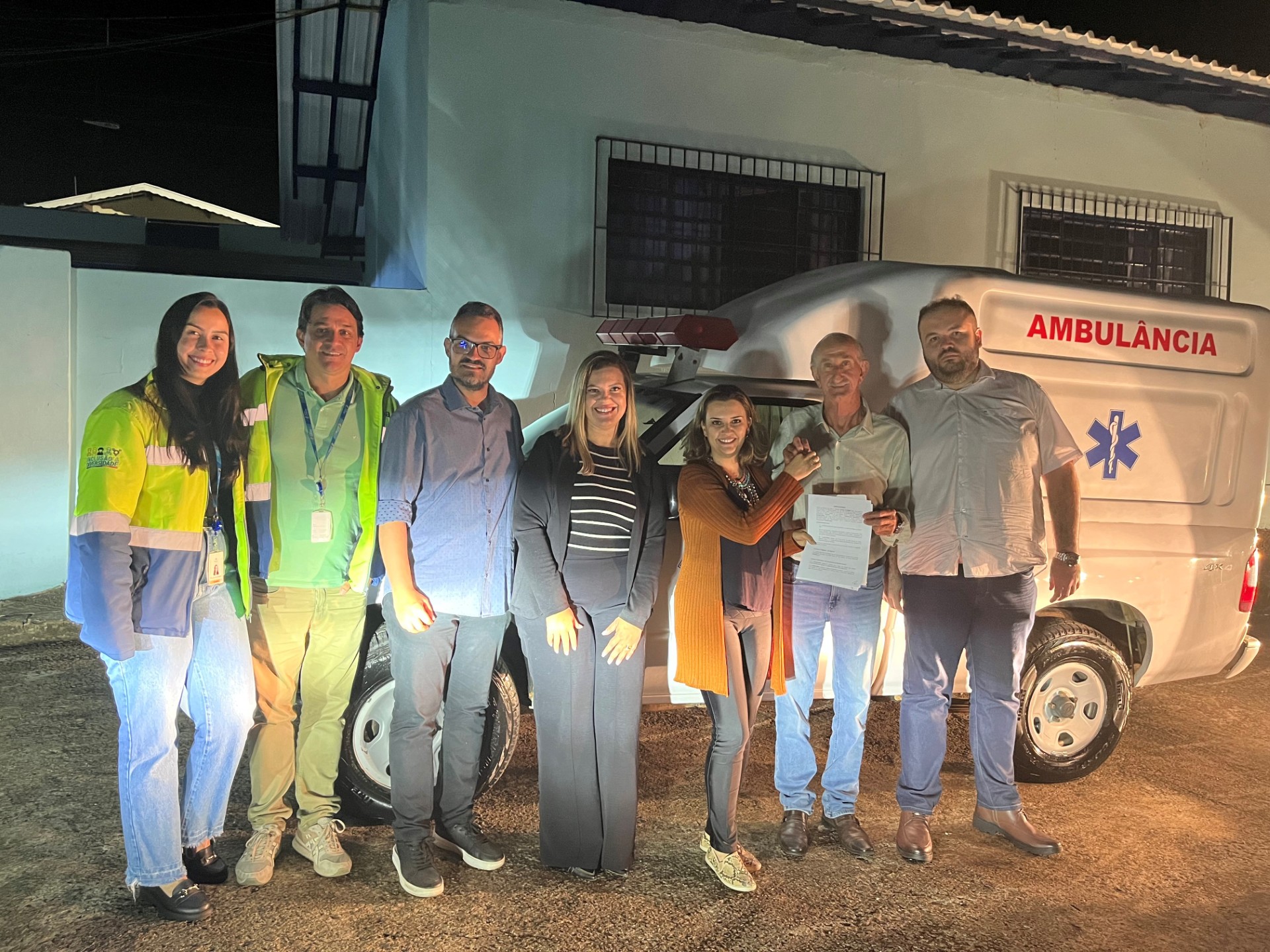 Alcoa Poços doa ambulância para Divinolândia