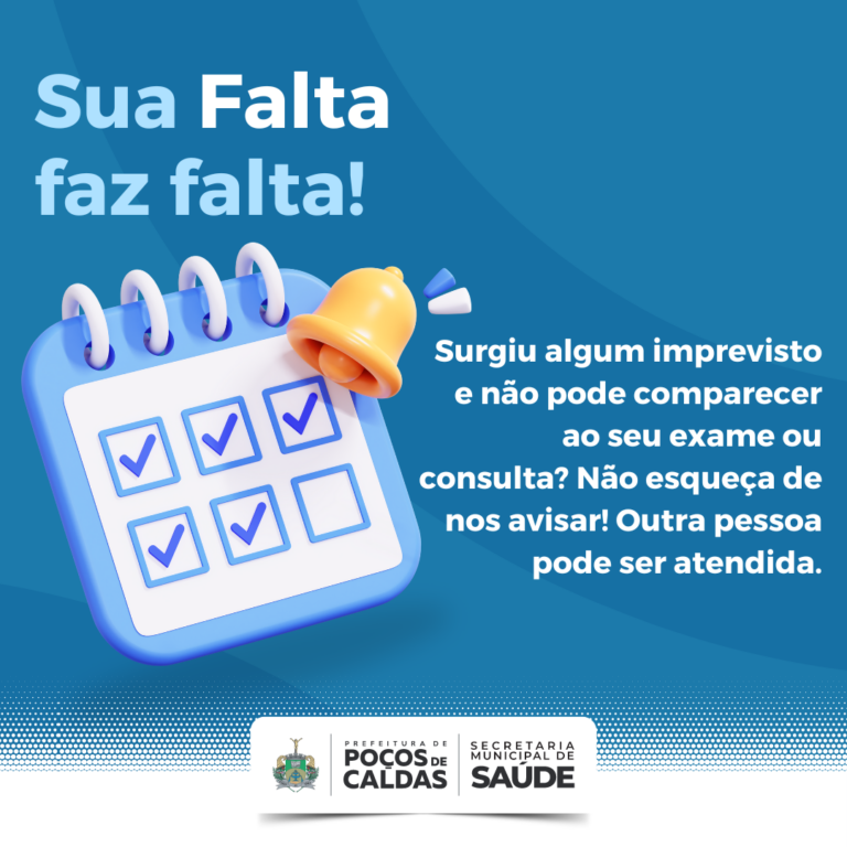 Mutirões de saúde registram alto índice de faltas em Poços
