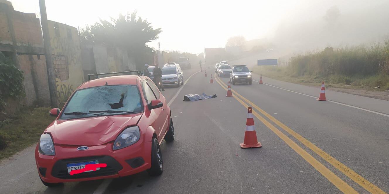 Homem morre atropelado na BR-459