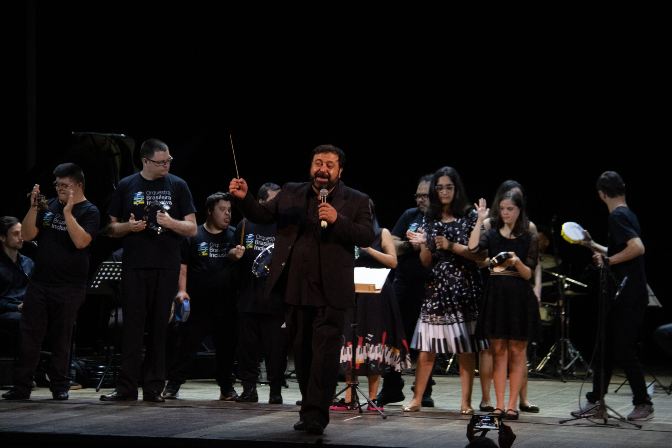 Orquestra Brasileira Inclusiva se apresenta no IMS Poços