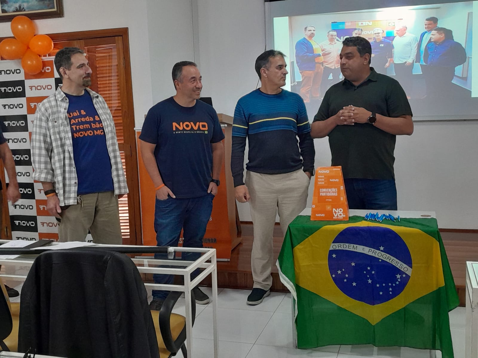 Partido Novo realiza convenção e vice-prefeito se filia à legenda