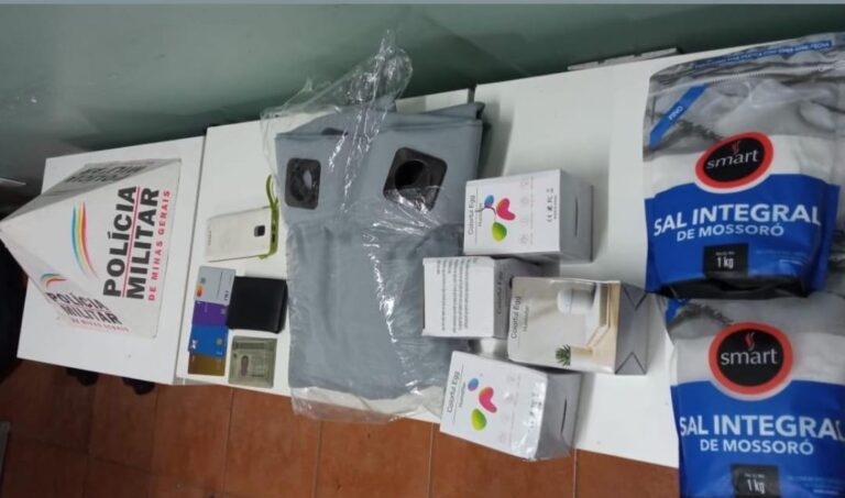Polícia Militar prende autor e recupera material furtado