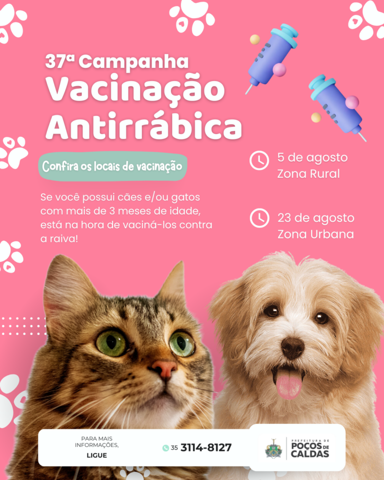 Confira onde tem vacinação antirrábica neste sábado