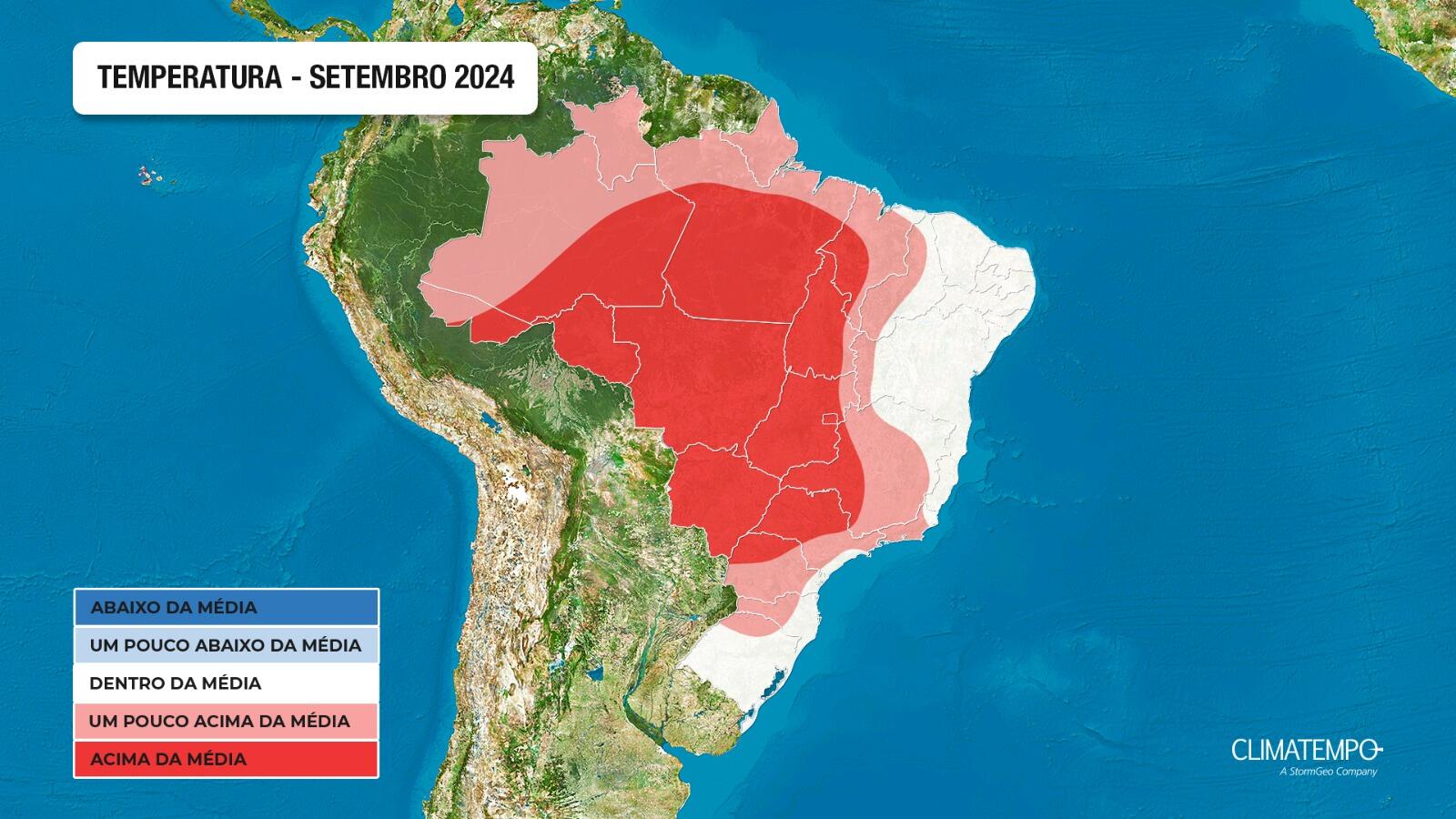 Ondas de calor serão mais frequentes em setembro