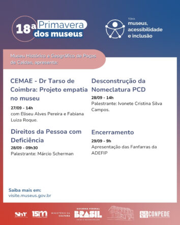 Primavera dos Museus começa hoje; confira a programação em Poços