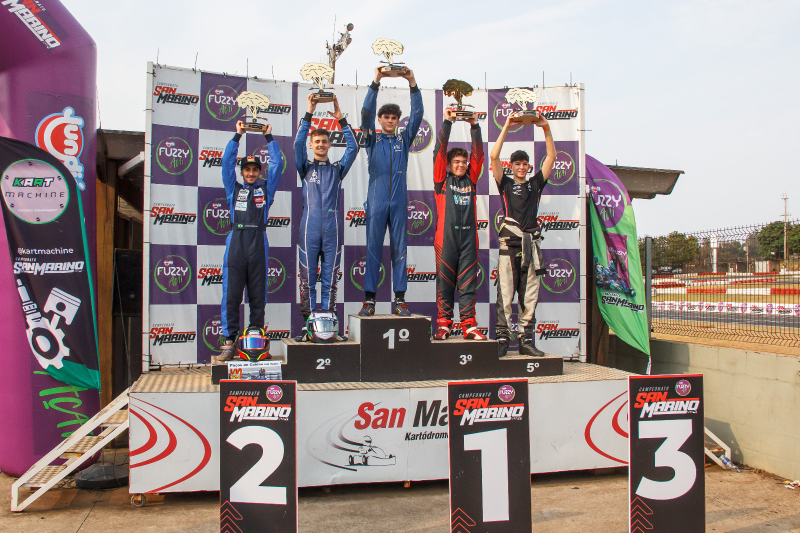 Piloto poços-caldense garante 3ª posição geral no Campeonato San Marino de Kart