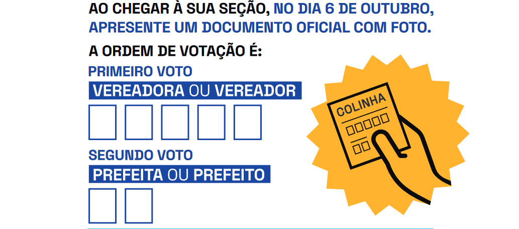 Eleitor pode levar “colinha” para a cabine de votação?