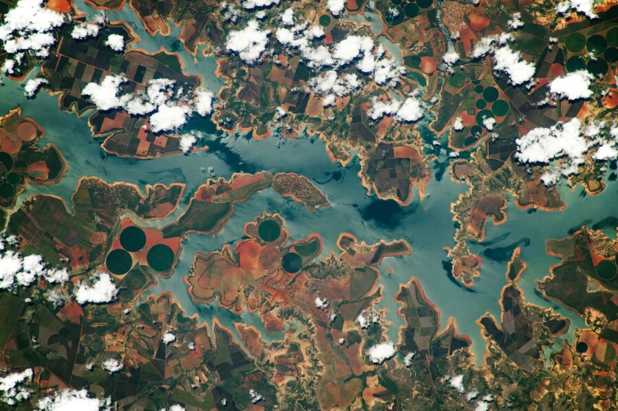 Do espaço, Minas Gerais é destaque em fotografia de astronauta da Nasa