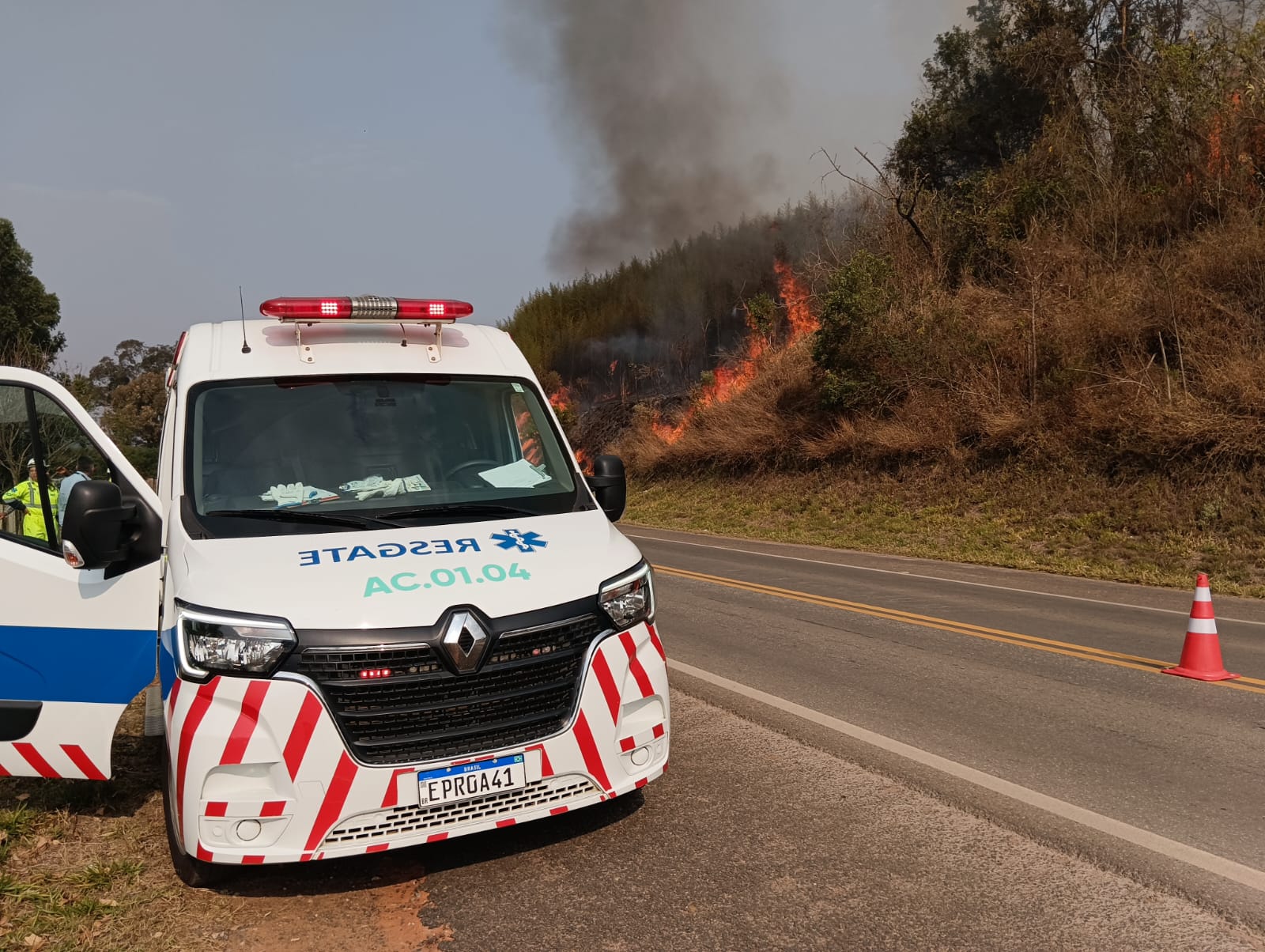 BR-459 é recordista de focos de incêndio no sul de Minas