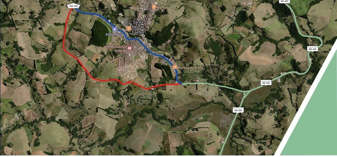 Trecho de rodovia entre Santa Rita e Andradas fica interditado por 60 dias