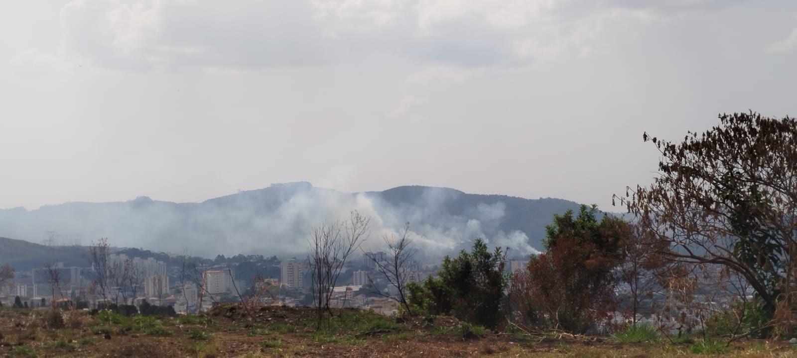 Incêndio mobiliza bombeiros por dois dias no Vale das Antas