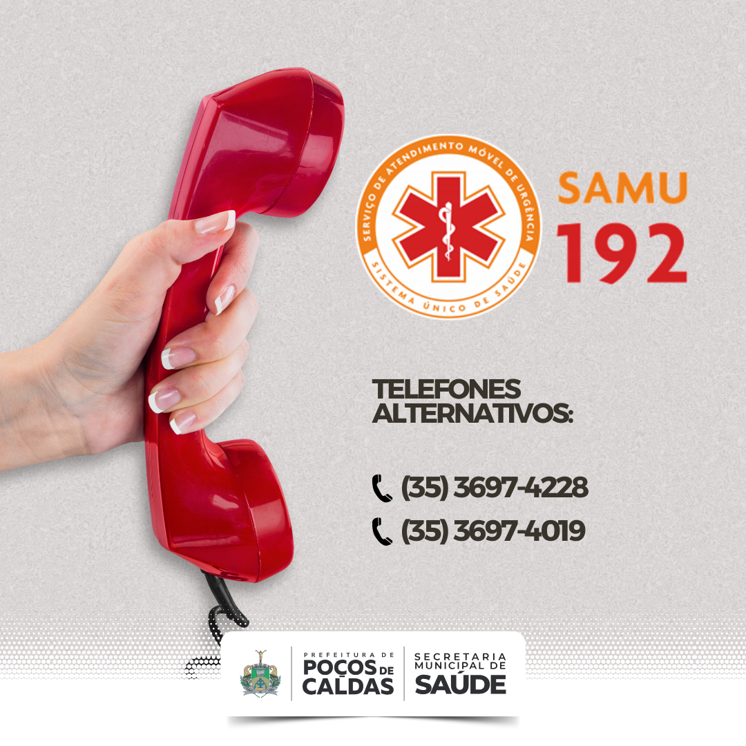 Telefone 192 do Samu não está atendendo; veja os números alternativos