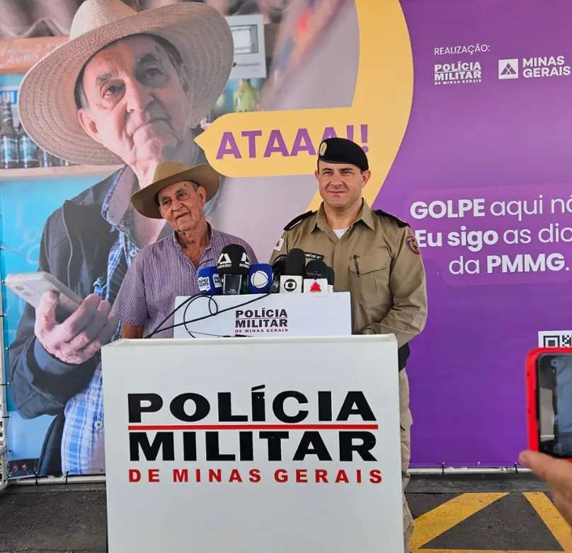 PM lança campanha publicitária “Se deu dúvida, é golpe!” com influencer sul mineiro