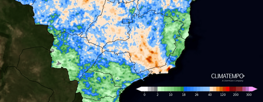 Previsões prometem muita chuva para o sul de Minas no fim de semana