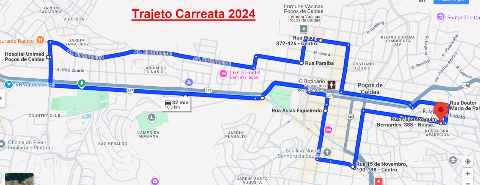 Carreata para N.S.Aparecida