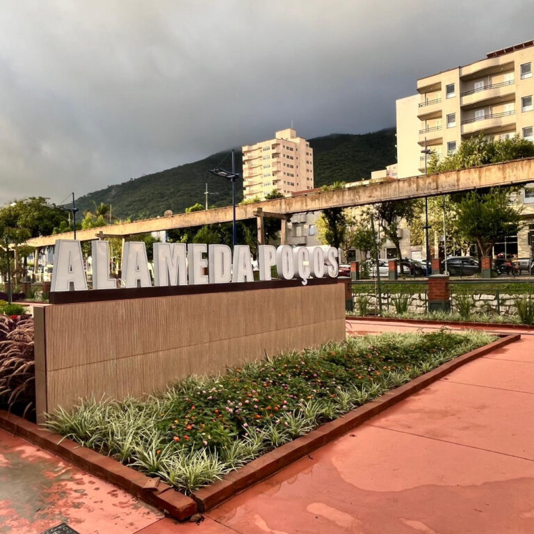 Alameda Poços será inaugurada oficialmente neste sábado