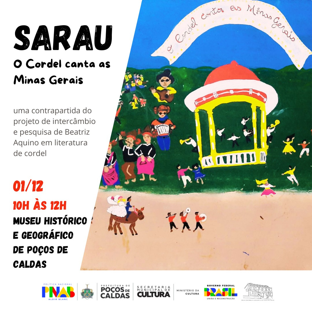 Sarau celebra a Literatura de Cordel em Poços de Caldas