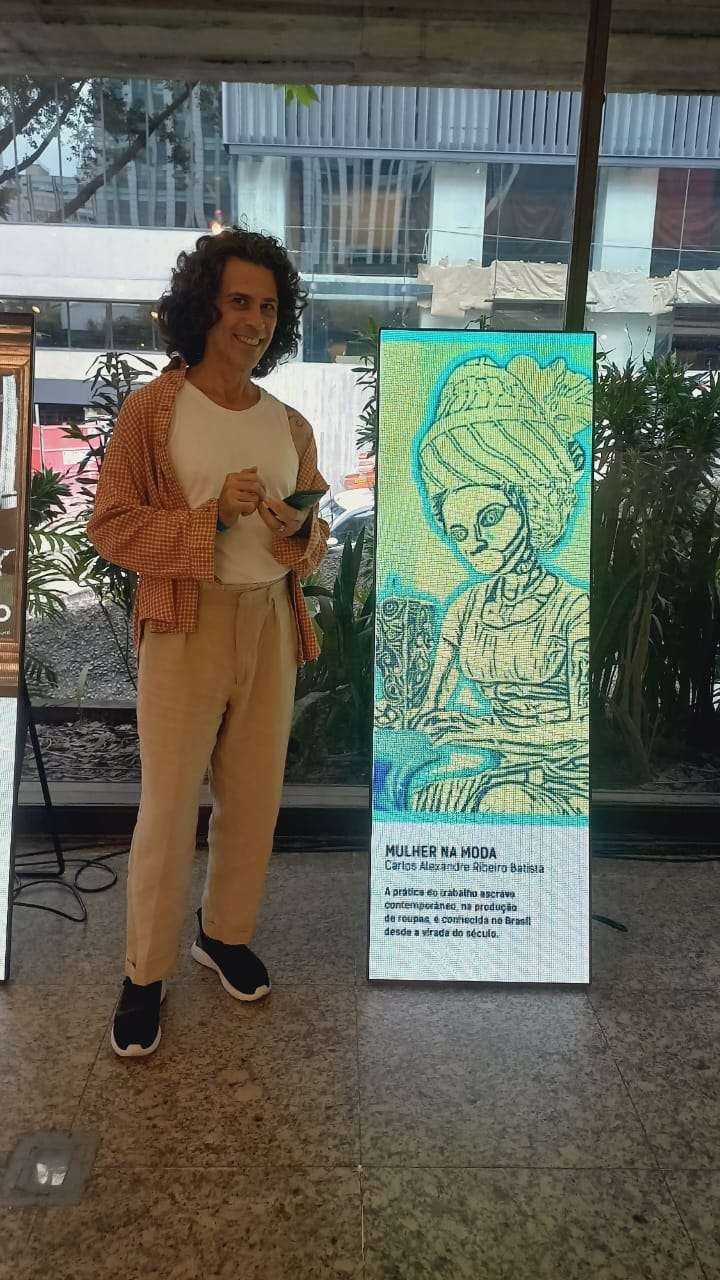 Artista poços-caldense expõe ilustração no Museu de Arte Moderna de São Paulo