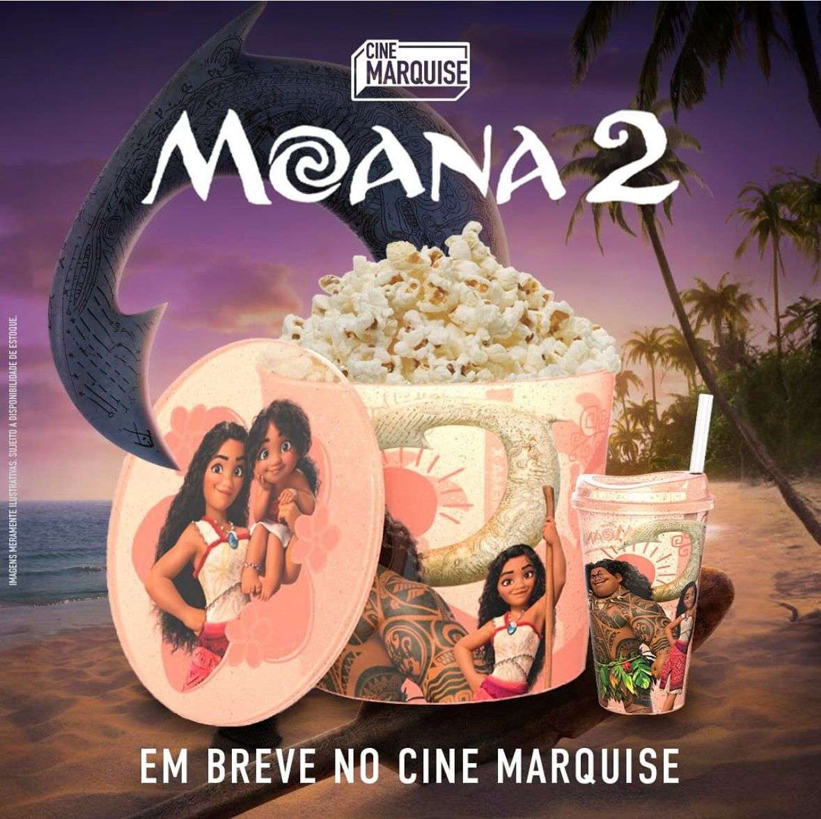 “Moana 2” estreia no Cine Marquise Ultravisão nesta quinta-feira