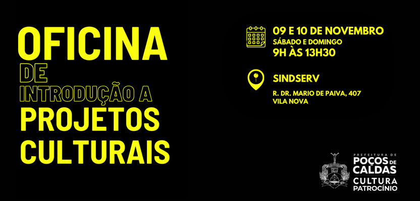 Oficina capacita artistas e produtores para elaboração de projetos culturais