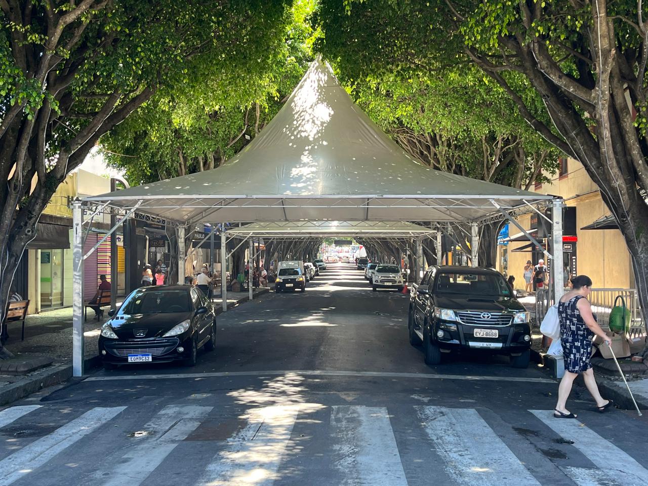 Réveillon terá tendas na praça em caso de chuva