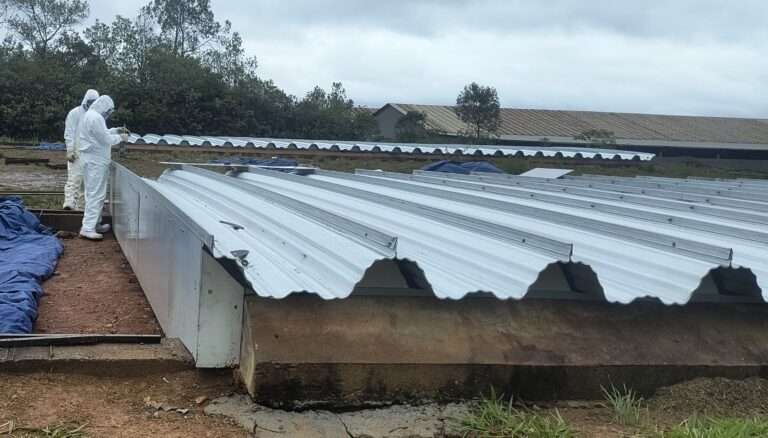 Silos de Torta II na INB em Caldas têm substituição de cobertura concluída   