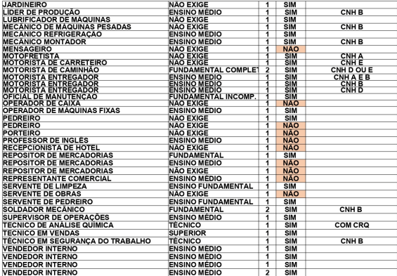 Confira as vagas do Sine em Poços de Caldas