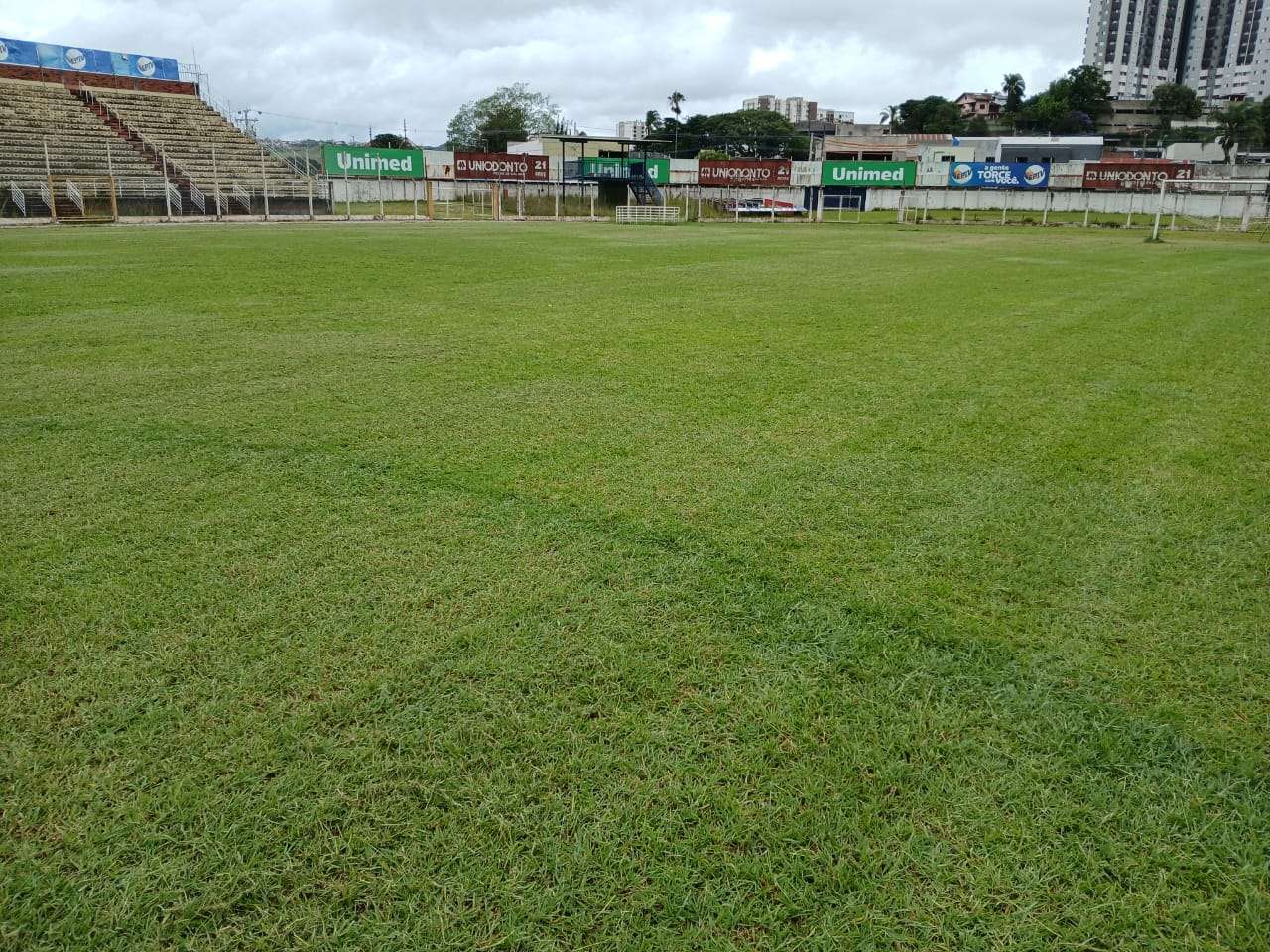 Manutenção do gramado do Ronaldão terá parceria da prefeitura