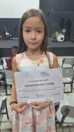 Violinista pratense de 9 anos é destaque em concurso nacional