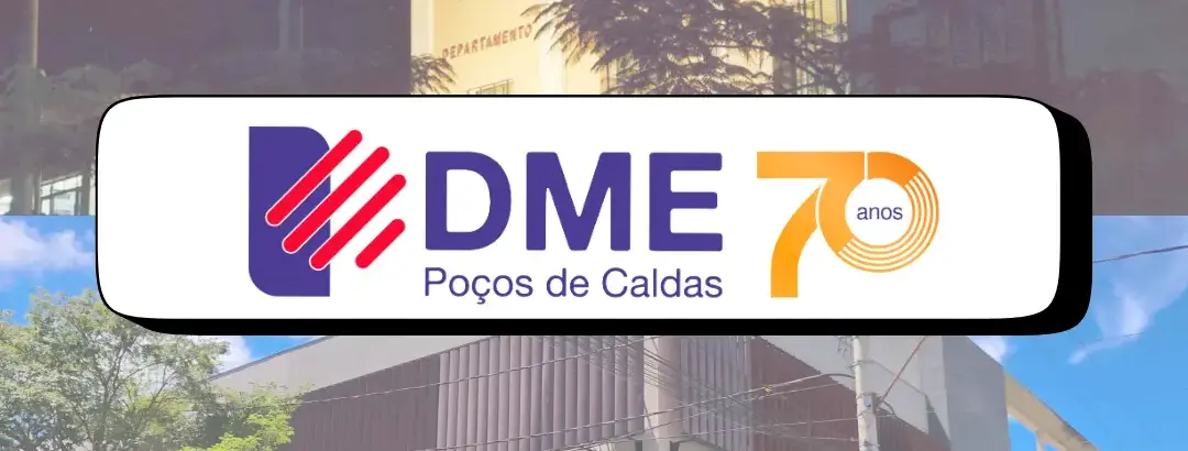 DME completa 70 anos em 2025 e lança logo comemorativa