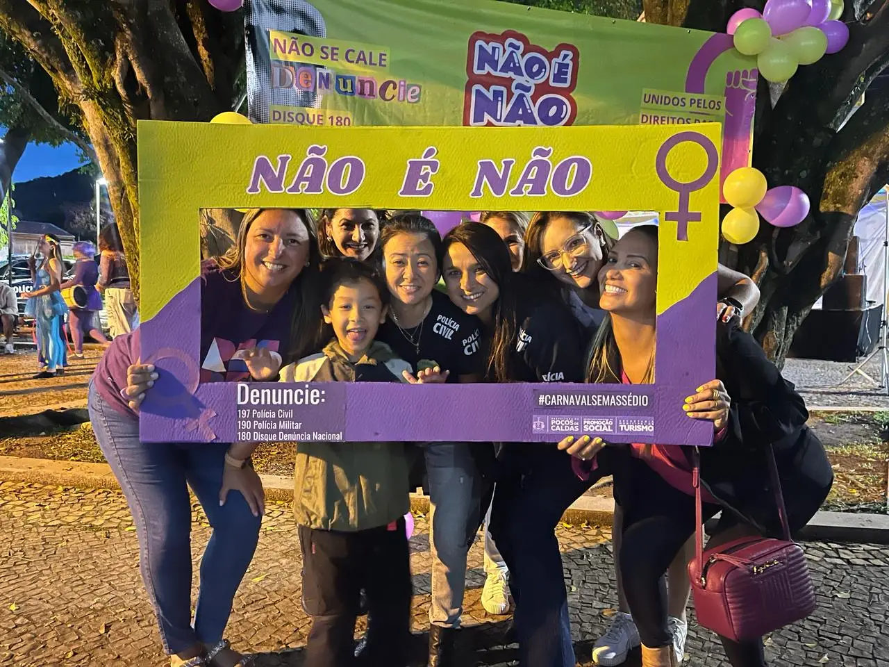 "NÃO É NÃO!" | Campanha combate assédio contra mulheres no carnaval