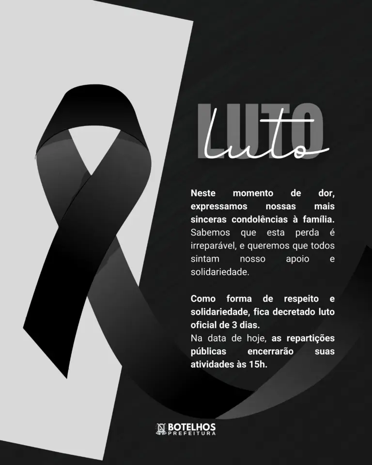 Prefeitura de Botelhos decreta luto oficial pela morte de dois servidores