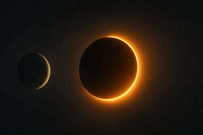 eclipse solar, lua nova