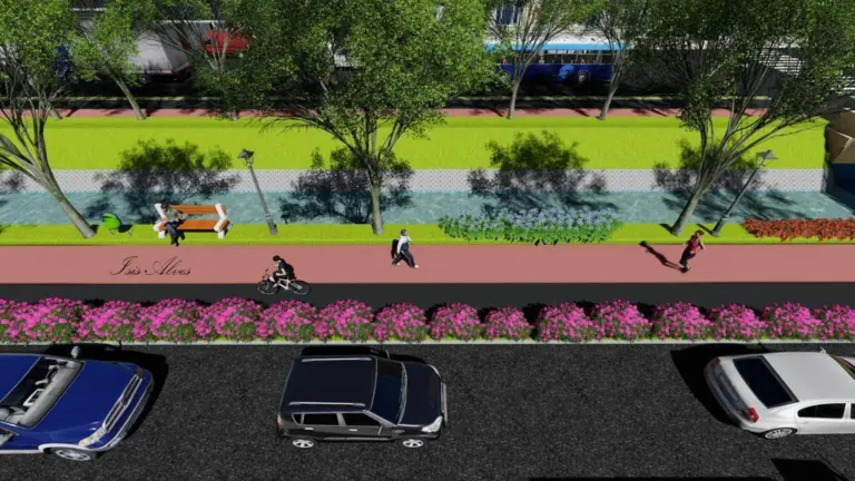 Revitalização da avenida João Pinheiro continua sem prazo definido para conclusão