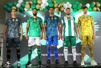 Caldense apresenta uniforme oficial para a temporada 2025