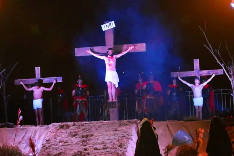 Encenação “Paixão e Morte de Jesus na Cruz” acontece nesta sexta-feira