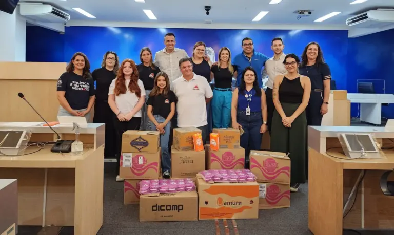 Câmara encerra campanha com arrecadação de mais de 5 mil absorventes