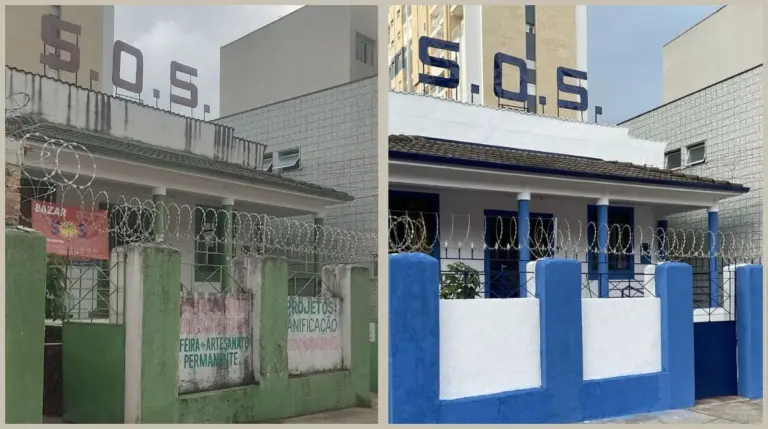 Projeto da Unifal revitaliza fachada do SOS em Poços