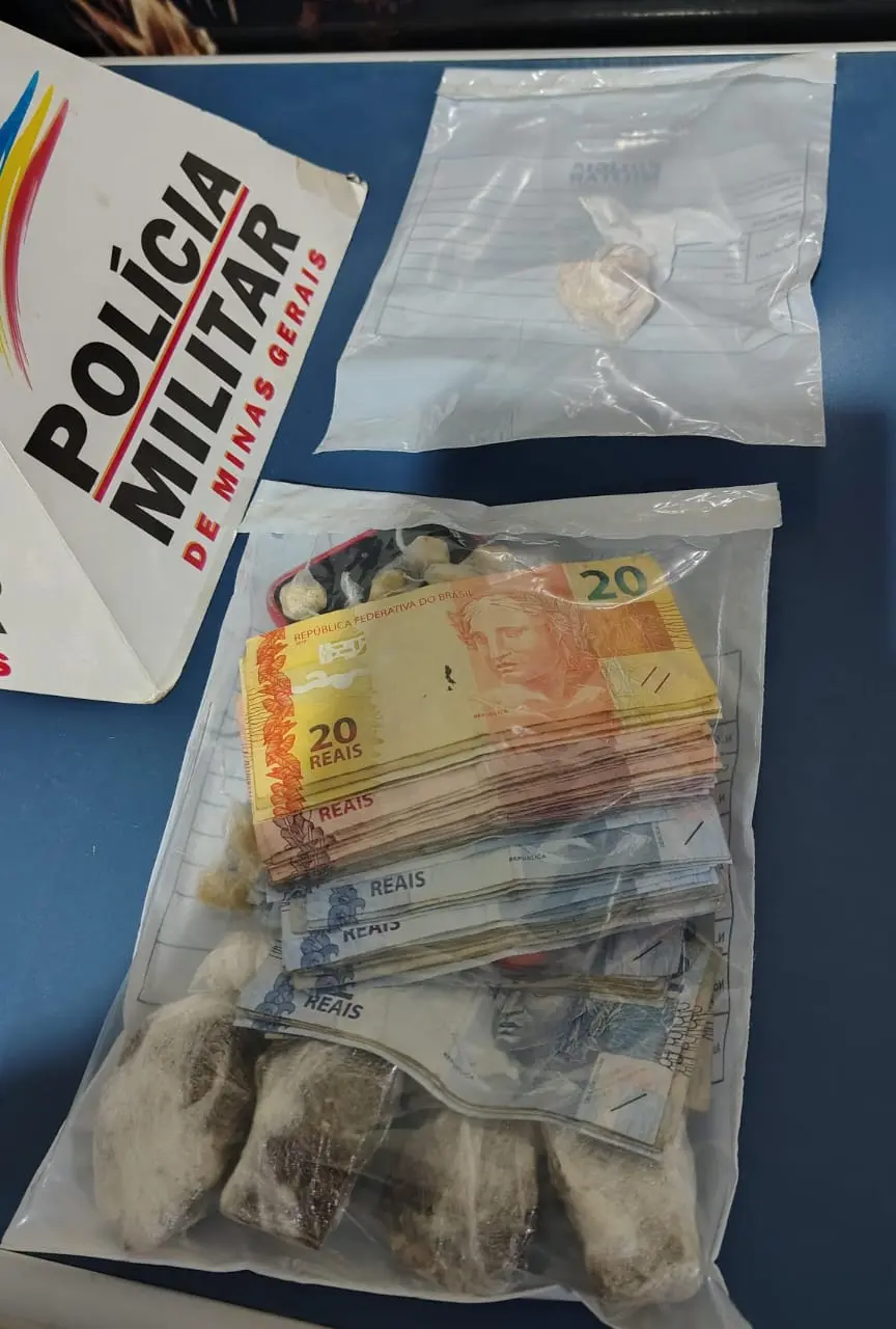 PM apreende grande quantidade de drogas na zona sul de Poços