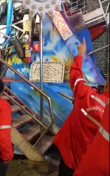 FESTA DE SÃO BENEDITO | Barra de ferro se desprende de brinquedo e fere uma pessoa