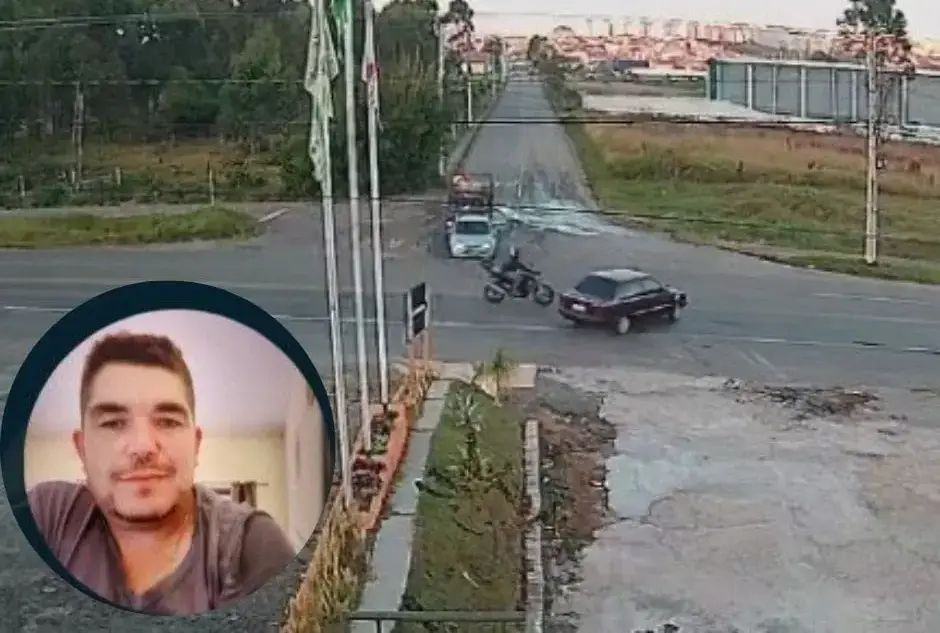 Motociclista vítima de acidente era servidor público; imagens registram o fato