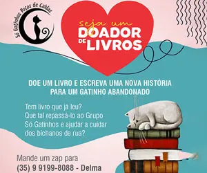 Banner Campanha de Doação de Livros
