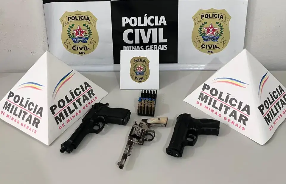 Comerciante é preso com arma e munições em Andradas