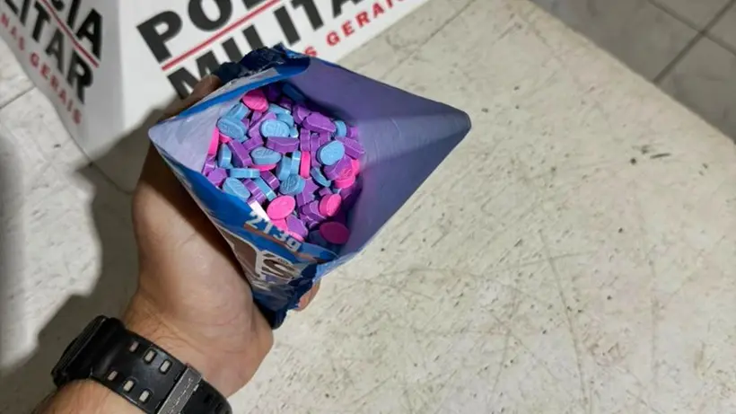 PM apreende 1 mil comprimidos de ecstasy vindos da Alemanha no sul de Minas