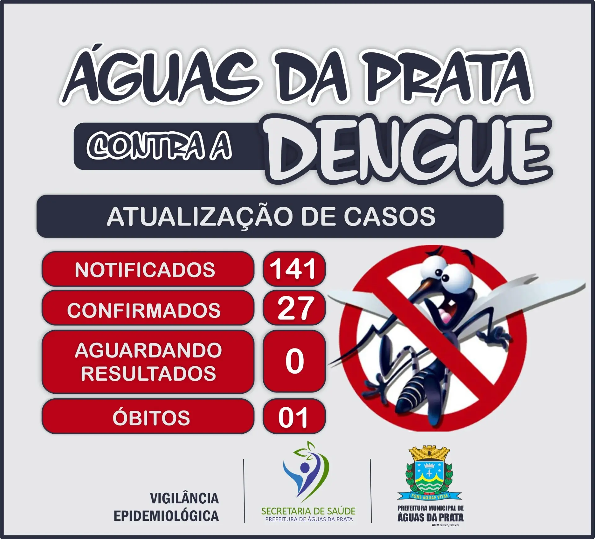 Águas da Prata registra primeira morte por dengue