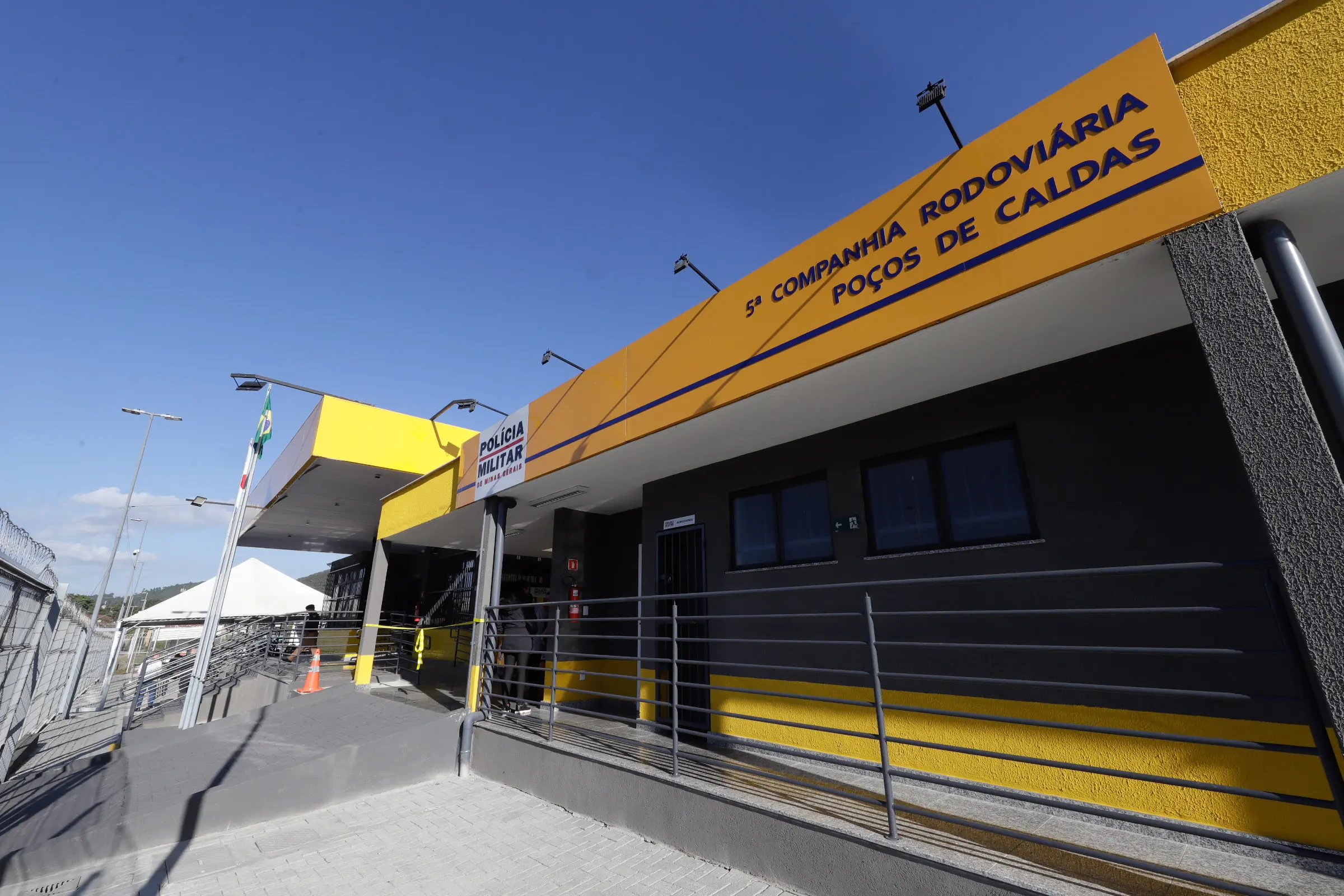 Inaugurada sede moderna da PMRv em Poços de Caldas para reforçar segurança nas rodovias Inaugurada sede moderna da PMRv em Poços de Caldas para reforçar segurança nas rodovias