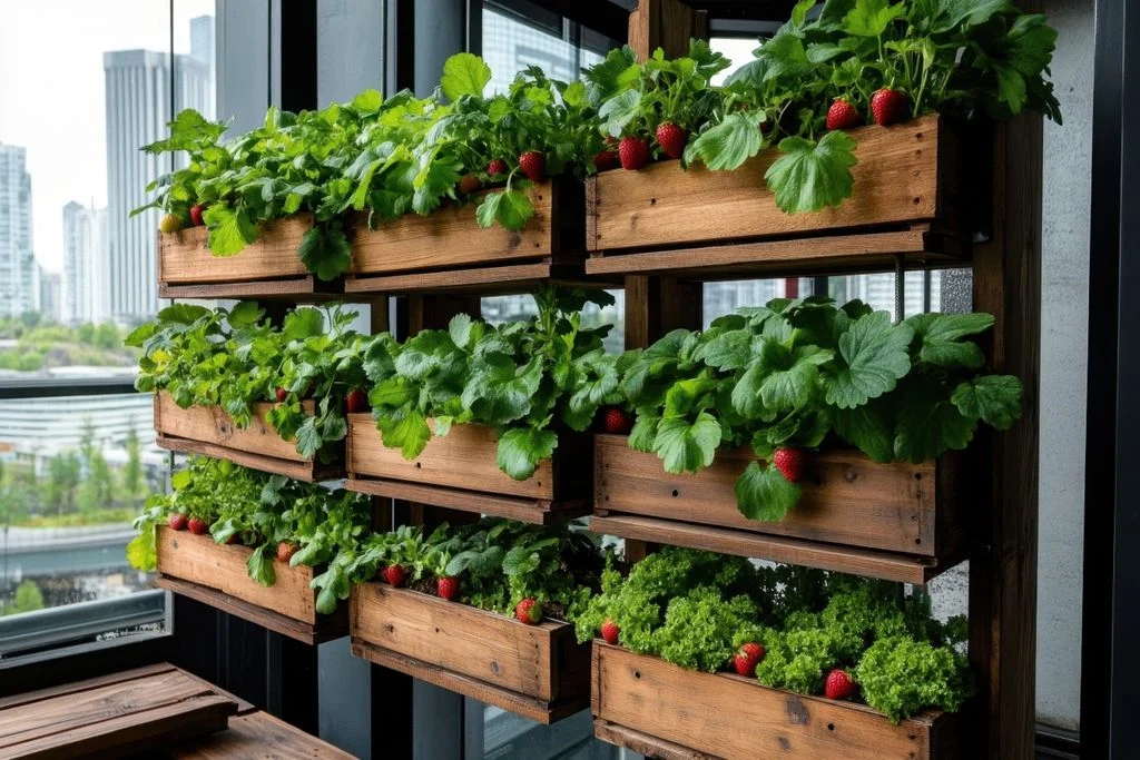 Hortas verticais ganham espaço em ambientes urbanos
