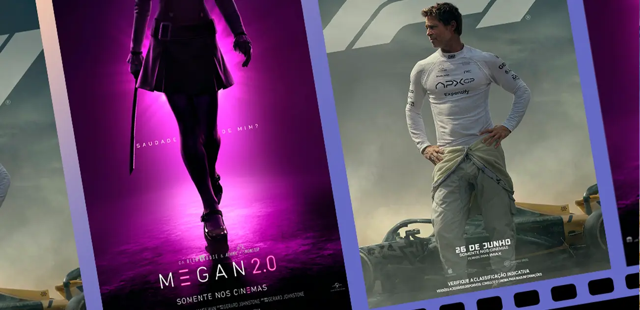 Ela voltou, mais mortal do que nunca: M3GAN 2.0 e a adrenalina da F1 chegam ao Cine Marquise
