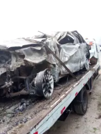 Empresário morre carbonizado em acidente entre Bandeira do Sul e Campestre