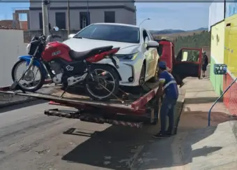 Jovem é preso por receptação de motocicleta furtada do pátio do Detran